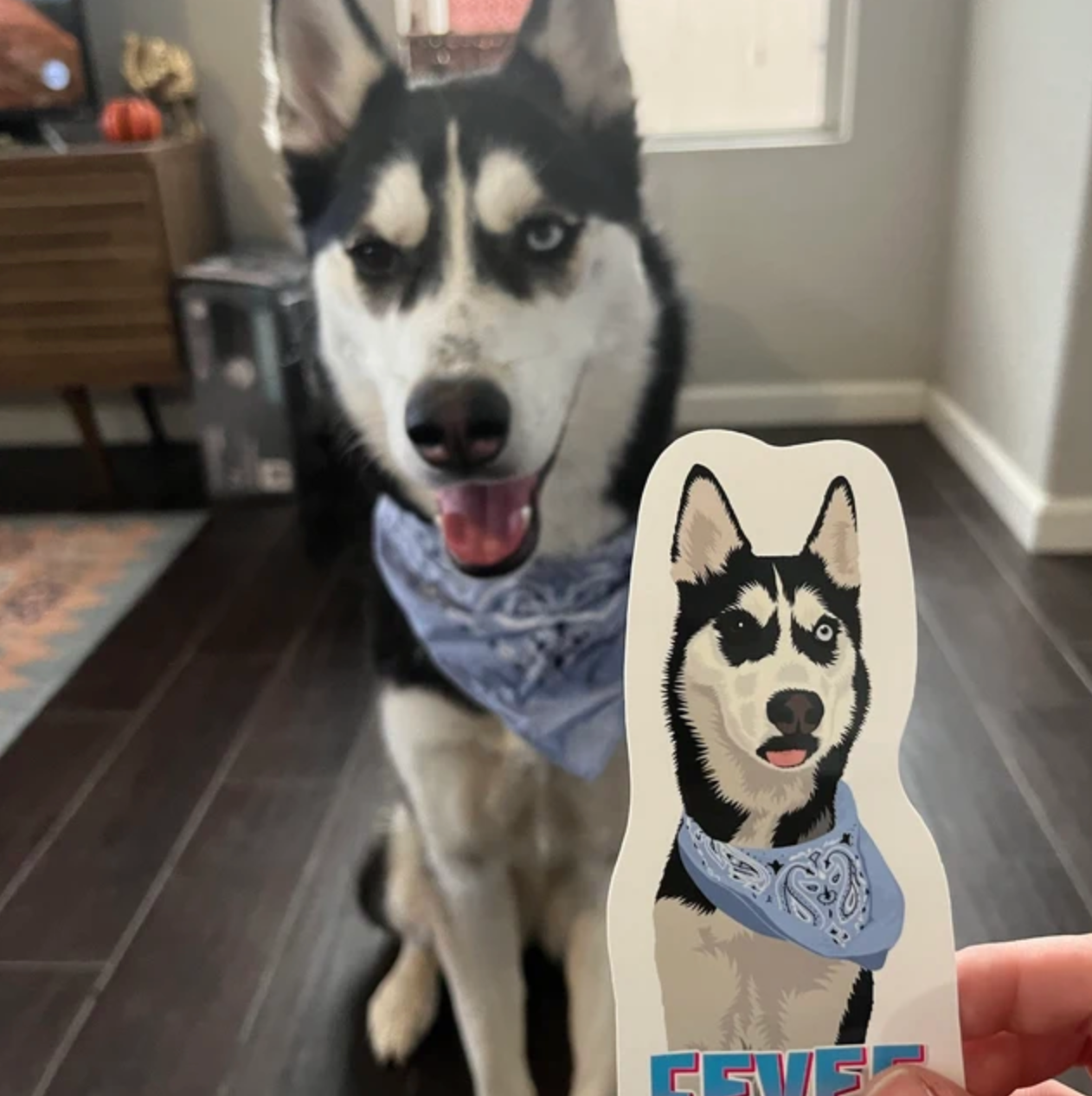 Personalized Dog Face Stickers